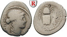 100778 T. Carisius, Denar