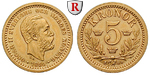 101448 Oskar II., 5 Kronor