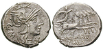 11312 M. Aburius Geminus, Denar