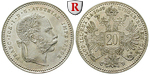 11411 Franz Joseph I., 20 Kreuzer