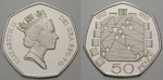 11464 Elizabeth II., 50 Pence