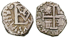 12947 Philipp IV., 1/2 Real