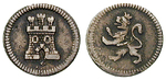 13295 Ferdinand VII., 1/4 Real