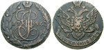 16358 Katharina II., 5 Kopeken