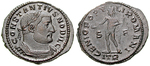 16552 Constantius I., Caesar, Fol...