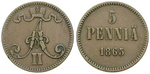 16850 Alexander II., 5 Penniä