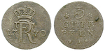 18321 Friedrich II., 3 Gute Pfenn...
