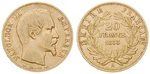 20734 Napoleon III., 20 Francs