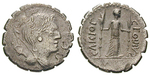 22087 P. Clodius, Denar