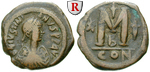 22207 Justinian I., Follis
