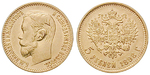 23239 Nikolaus II., 5 Rubel