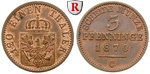 28839 Wilhelm I., 3 Pfennig