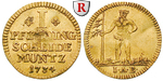 31224 Georg II., Pfennig (Goldabs...