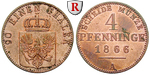 31376 Wilhelm I., 4 Pfennig