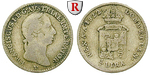 34383 Franz II. (I.), 1/4 Lira