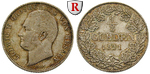 34796 Ludwig II., 1/2 Gulden