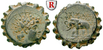 37881 Antiochos VI., Bronze, serr...