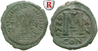 38304 Justinian I., Follis
