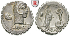 45301 L. Roscius Fabatus, Denar, ...