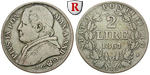 47318 Pius IX., 2 Lire