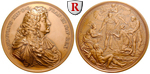 53043 Louis XIV., Bronzemedaille