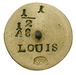 53898 Münzgewicht zu 1/2 Louis d...