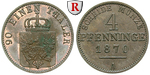 54511 Wilhelm I., 4 Pfennig