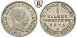54596 Wilhelm I., 1/2 Silbergrosc...