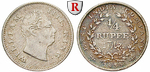 56483 William IV., 1/4 Rupee
