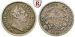 56502 William IV., 1/4 Rupee