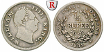 56506 William IV., 1/4 Rupee