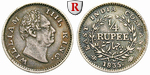 56508 William IV., 1/4 Rupee