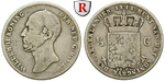 57787 Willem II., 1/2 Gulden