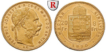 58084 Franz Joseph I., 8 Forint