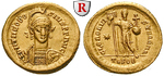 61619 Theodosius II., Solidus