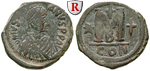 61753 Justinian I., Follis