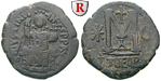 61757 Justinian I., Follis