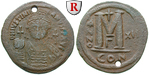 61796 Justinian I., Follis