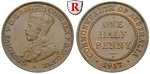 64883 George V., 1/2 Penny