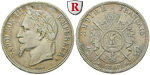 66982 Napoleon III., 5 Francs