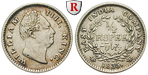 68811 William IV., 1/4 Rupee