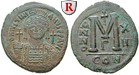 72519 Justinian I., Follis