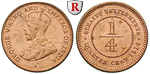 73784 George V., 1/4 Cent