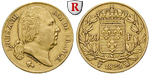 83646 Louis XVIII., 20 Francs