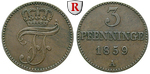 85460 Friedrich Franz II., 3 Pfen...