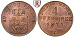 85488 Wilhelm I., 4 Pfennig