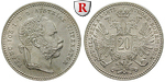 85726 Franz Joseph I., 20 Kreuzer