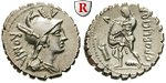 91360 C. Poblicius, Denar, serrat...