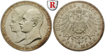91517 Friedrich Franz IV., 5 Mark