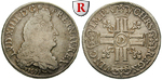 92952 Louis XIV., 1/2 Ecu aux hui...